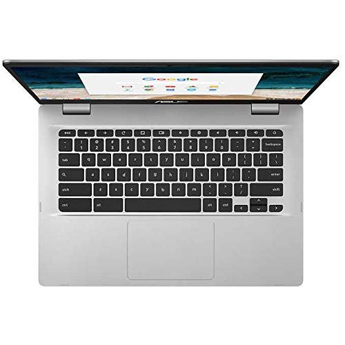 아수스 2019 ASUS 14 FHD Chromebook W/128GB MicroSD Card Intel Celeron Dual Core Processor 4GB LPDDR4 Memory 32GB eMMC USB C 802.11a/b/g/n/ac Webcam Bonus Mouse & Sleeve Chrome OS