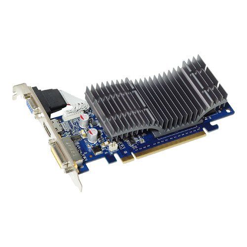아수스 ASUS GeForce 8400 GS 512MB 64 bit DDR2 PCI Express 2.0 x16 Low Profile Ready Video Card, EN8400GS SILENT/DI/512MD2(LP)