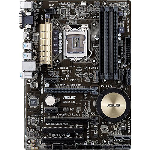 아수스 ASUS Z97 K/CSM LGA 1150 Intel Z97 HDMI SATA 6Gb/s USB 3.0 ATX Intel Motherboard