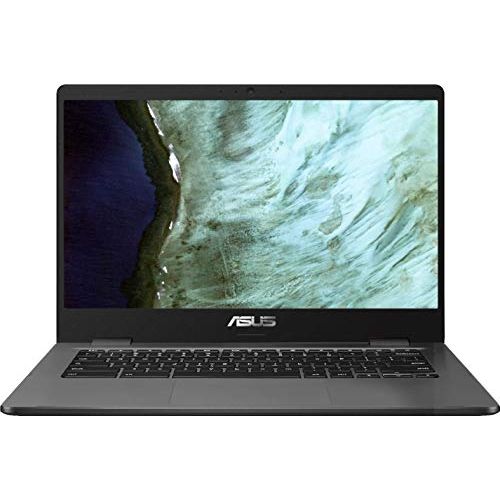 아수스 ASUS C423NA Chromebook 14 inch HD Display PC, Intel Dual Core Celeron N3350 up to 2.4GHz, 4GB LPDDR4 RAM, 32GB eMMC,Bluetooth, Durable 180° HingeDistance Education Ready, Chrome OS