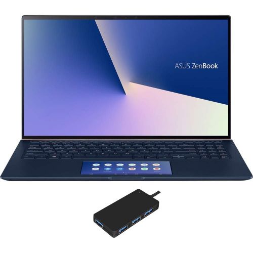 아수스 ASUS ZenBook 15 UX534FTC Home and Business Laptop (Intel i7 10510U 4 Core, 16GB RAM, 2TB PCIe SSD, NVIDIA GTX 1650 [Max Q], 15.6 Full HD (1920x1080), Wifi, Bluetooth, Webcam, Win 1