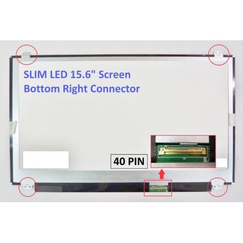 아수스 Asus X502C Laptop Screen 15.6 Slim LED Bottom Right WXGA HD