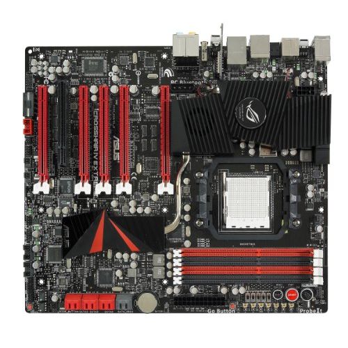 아수스 ASUS AMD 890FX/SB850 USB 3.0 and SATA 6 GB/s Extended ATX Motherboard Crosshair IV Extreme