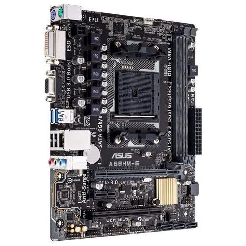 아수스 ASUS Micro ATX DDR3 2400 NA Motherboards A68HM E