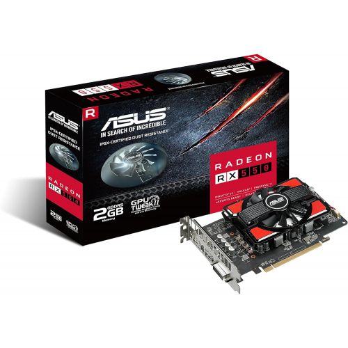 아수스 ASUS Radeon 2GB GDDR5 Graphics Cards RX 550