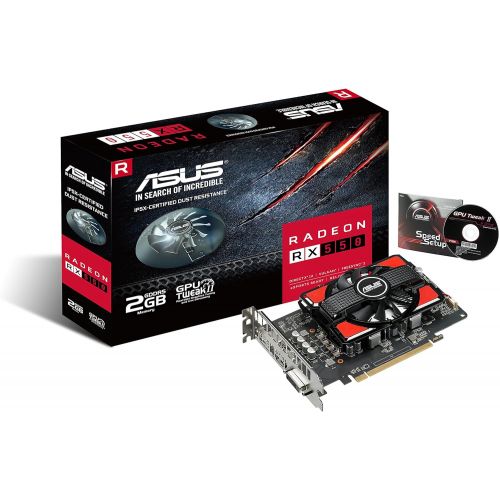 아수스 ASUS Radeon 2GB GDDR5 Graphics Cards RX 550