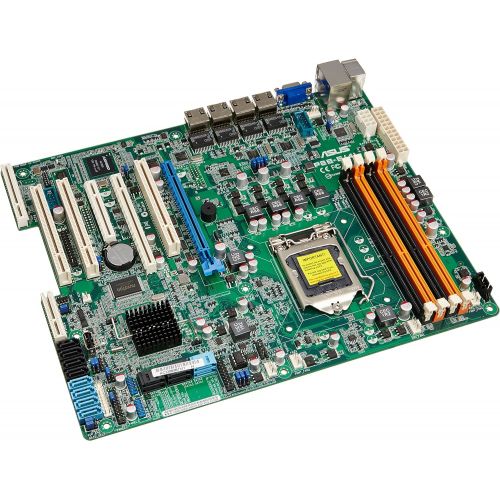 아수스 Asus Socket 1155/ Intel C204/ DDR3/ SATA3/ V&4GbE/ ATX Server Intel LGA 1155 Motherboards (P8B E/4L)