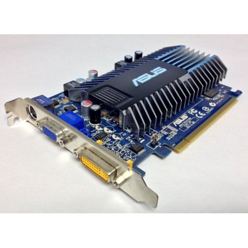 아수스 ASUS EN8400GS SILENT/HTP/512M GeForce 8400 GS 512MB 64 bit GDDR2 PCI Express x16 HDCP Ready Video Card
