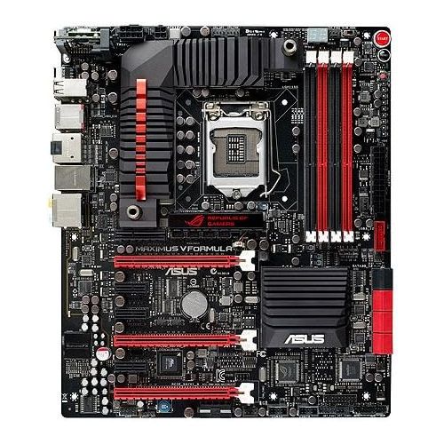 아수스 ASUS Maximus V FORMULA/THUNDERFX LGA 1155 Intel Z77 HDMI SATA 6Gb/s USB 3.0 Extended ATX Intel Motherboard