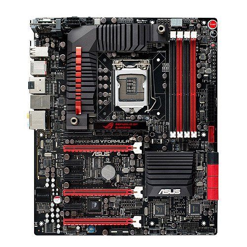 아수스 ASUS Maximus V FORMULA/THUNDERFX LGA 1155 Intel Z77 HDMI SATA 6Gb/s USB 3.0 Extended ATX Intel Motherboard