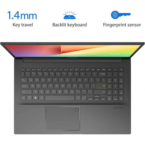 아수스 ASUS VivoBook S15 Thin and Light Laptop, 15.6” FHD Display, AMD Ryzen 7 4700U, 16GB DDR4 RAM 1TB SSD, Camera, Backlit Keyboard, Fingerprint Reader, WiFi Bluetooth, KKE Mousepad, Wi