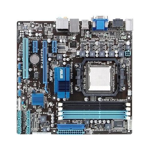 아수스 ASUS M4A88T M Socket AM3 AMD 880G Hybrid CrossFireX HDMI A&V&GbE MATX Motherboard