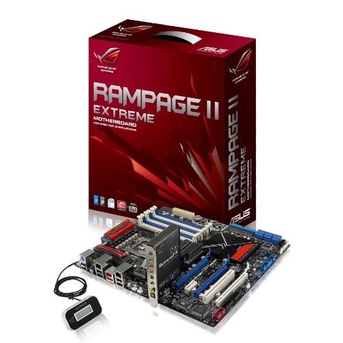 아수스 ASUS Rampage II Extreme LGA1366 Intel X58 DDR3 1600 ATX Motherboard