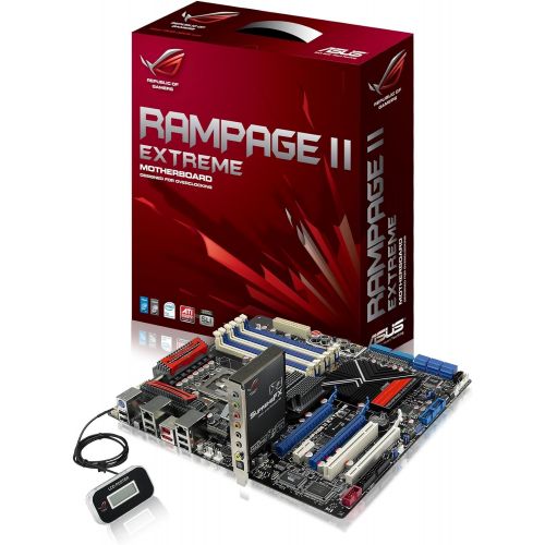 아수스 ASUS Rampage II Extreme LGA1366 Intel X58 DDR3 1600 ATX Motherboard