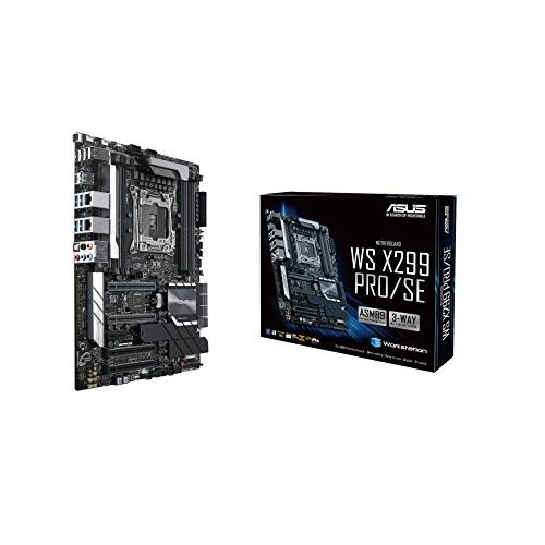 아수스 ASUS WS X299 PRO/SE 2066 Intel X299 DDR4 S ATA 600 ATX Workstation Socket Black