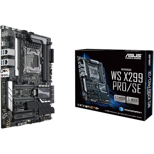 아수스 ASUS WS X299 PRO/SE 2066 Intel X299 DDR4 S ATA 600 ATX Workstation Socket Black