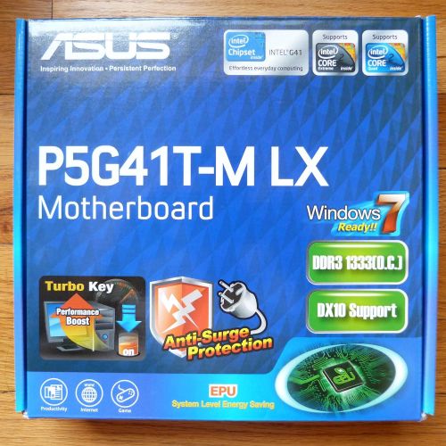 아수스 ASUS Core 2 Quad/Intel G41/DDR3/A&V&GbE/Micro ATX Motherboard s P5G41T M LX