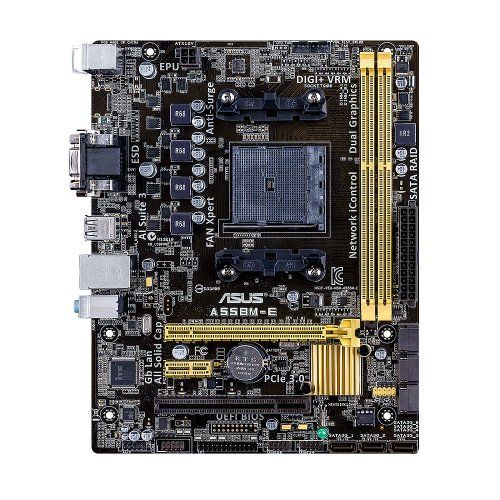 아수스 ASUS Micro ATX DDR3 2133 Motherboards A55BM E