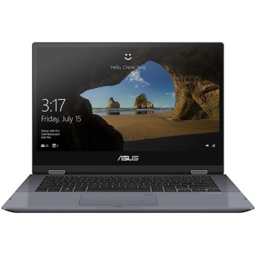 아수스 ASUS VivoBook Flip 14 TP412UA IH31T 14.0 2 in 1 Laptop Computer Gray, with Intel Core i3 8130U Processor 2.2GHz, 4GB RAM, and 128GB SSD