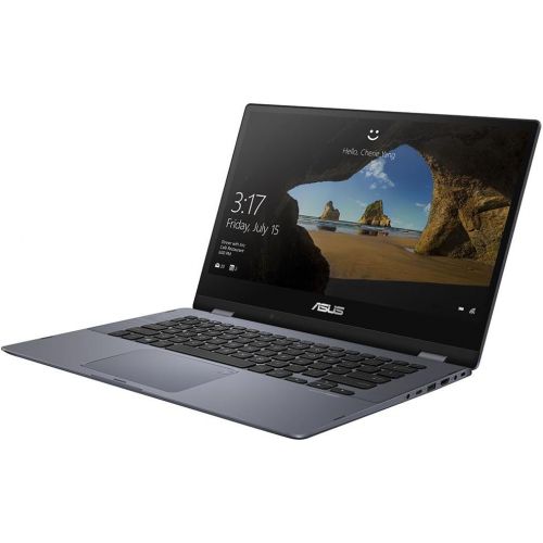 아수스 ASUS VivoBook Flip 14 TP412UA IH31T 14.0 2 in 1 Laptop Computer Gray, with Intel Core i3 8130U Processor 2.2GHz, 4GB RAM, and 128GB SSD