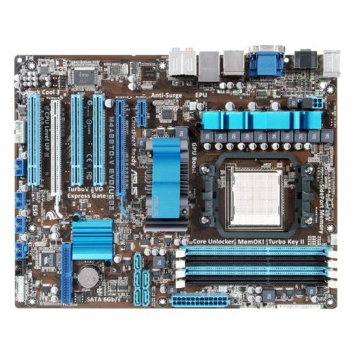 아수스 ASUS M4A88TD V EVO/USB3 AM3 AMD 880G DDR3 USB 3.0 SATA 6 Gb/s ATX Motherboard