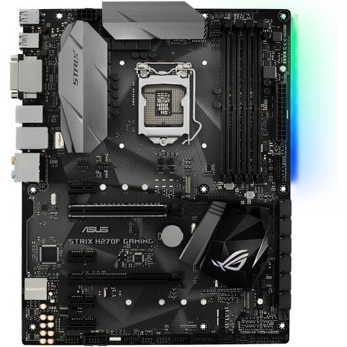 아수스 Asus Strix H270F Gaming (Intel,1151 Strix H270F Gaming, Intel, 90MB0S70 M0EAY0 (Strix H270F Gaming, Intel, LGA 1151 (Socket H4), Intel Celeron, Intel Pentium, DDR4 SDRAM, DIMM,)