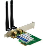 ASUS(PCE N13) Wireless N Network Adapter (150Mbps Transmit / 300Mbps Receive) with PCI E interface, Include Full height and Low profile bracket, WPS button Support (replace by PCE