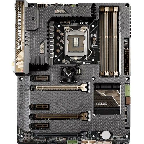 아수스 ASUS TUF SABERTOOTH Z97 MARK 1/USB 3.1 LGA1150 DDR3 SATA 10Gb/s USB 3.1 Type A Intel Z97 ATX Motherboard