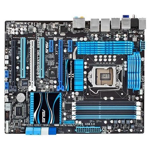 아수스 ASUS LGA 1155 Z68 PCIe 2.0 and UEFI BIOS Intel Z68 ATX DDR3 2200 LGA 1155 Motherboards P8Z68 Deluxe/Gen3