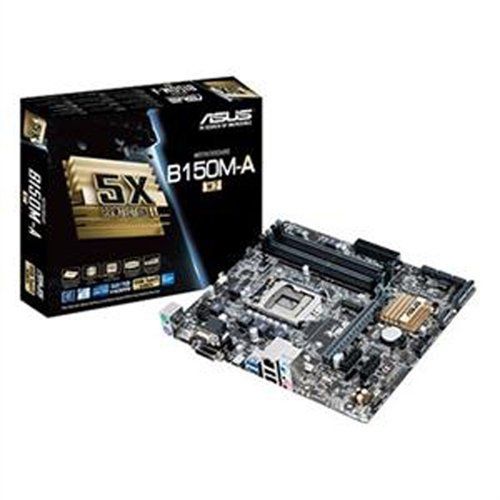 아수스 Asus Motherboard B150M A/M.2 Core i7/i5/i3 S1151 B150 DDR4 PCI Express SATA USB micro ATX Retail