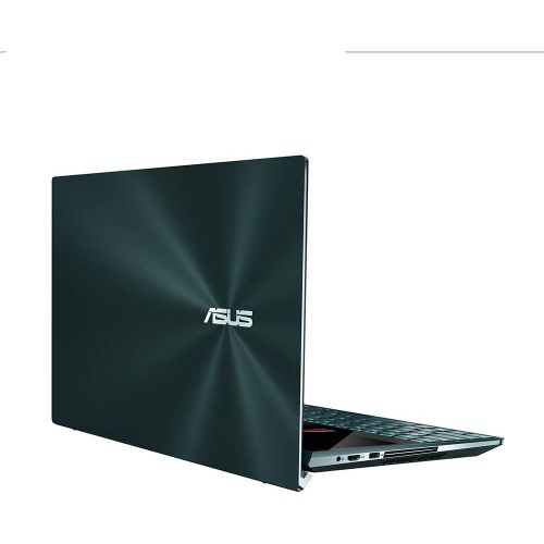 아수스 ASUS ZenBook Pro Duo UX581GV XB74T 15.6” 4K UHD NanoEdge Bezel Touch, Intel Core i7 9750H, 16GB RAM, 1TB PCIe SSD, GeForce RTX 2060, Windows 10 Pro (Core i7 9750H + Lambo Bag)