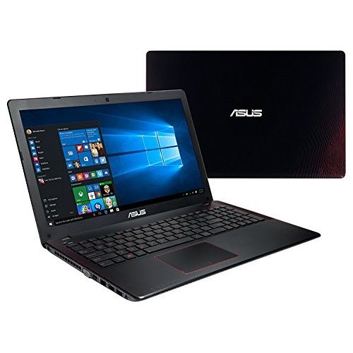 아수스 2017 Asus K550VX 15.6 Full HD Flagship High Performance Gaming Laptop PC, Intel Core i7 6700HQ 2.6GHz, NVIDIA GeForce GTX 950M, 8GB DDR4 RAM, 256GB SSD, DVD, HDMI, Bluetooth, WIFI,