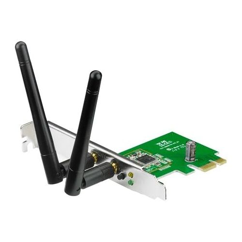 아수스 Asus network products Asus PCE N15 Wireless PCI E card 802.11n, 300Mbps (2T2R)