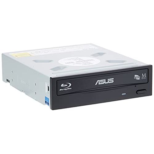 아수스 Asus 90DD0200 B20010 Internal Blu Ray Writer (16x BD R (SL), 12x BD R (DL), 16x DVD+/ R), BDXL