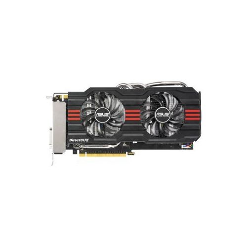 아수스 ASUS GeForce GTX 660 OC DirectCU 1020MHZ 2GB 6.0GHZ GDDR5 2xDVI HDMI DisplayPort PCI E Video Card