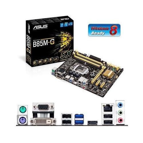 아수스 Asus B85m G Desktop Motherboard Intel B85 Express Chipset Socket H3 Lga 1150 Prod. Type: Motherboards/Lga1150 Boards