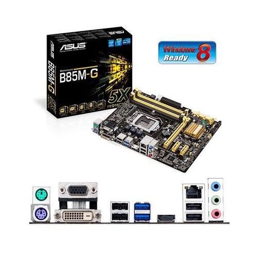 아수스 Asus B85m G Desktop Motherboard Intel B85 Express Chipset Socket H3 Lga 1150 Prod. Type: Motherboards/Lga1150 Boards