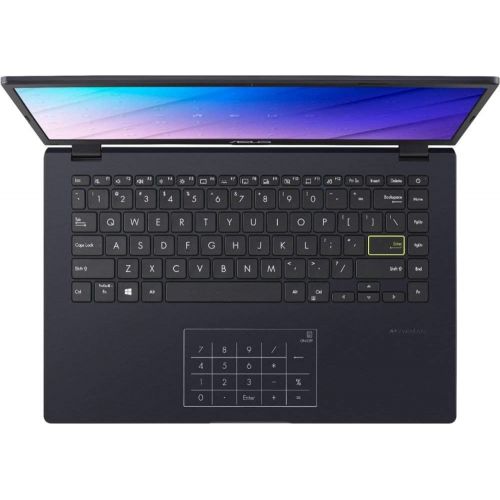 아수스 Asus Vivobook E410 Thin and Light Laptop I 14” HD Display I Intel Celeron N4020 Processor I 4GB DDR4 128GB eMMC I Intel HD Graphics 600 I HDMI USB C WiFi5 Win10 (Blue) + 32GB Micro