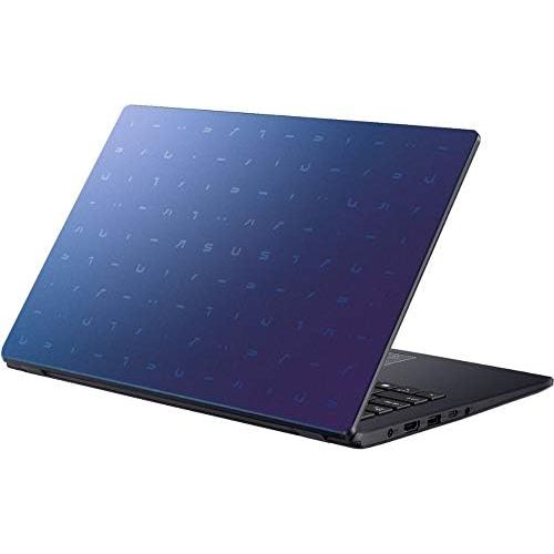 아수스 Asus Vivobook E410 Thin and Light Laptop I 14” HD Display I Intel Celeron N4020 Processor I 4GB DDR4 128GB eMMC I Intel HD Graphics 600 I HDMI USB C WiFi5 Win10 (Blue) + 32GB Micro