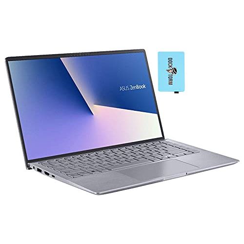 아수스 ASUS ZenBook 14 Home and Business Laptop (AMD Ryzen 5 4500U 6 Core, 8GB RAM, 256GB PCIe SSD, MX350, 14.0 Full HD (1920x1080), WiFi, Bluetooth, Webcam, 1xHDMI, Win 10 Pro) with Hub