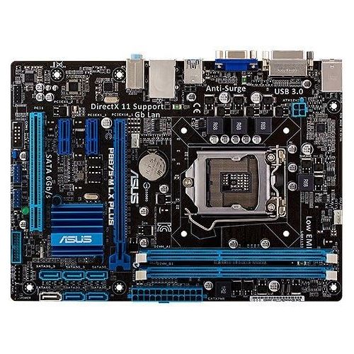 아수스 ASUS DDR3 2400 Intel LGA 1155 Motherboard P8B75 M LX Plus