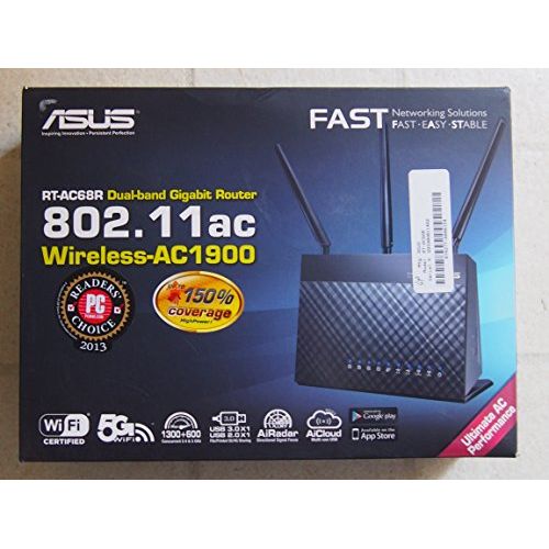 아수스 ASUS (RT AC68R) Wireless AC1900 Dual Band Gigabit Router