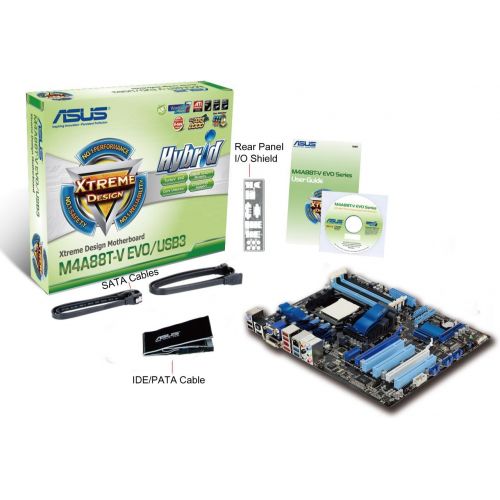 아수스 ASUS AM3 AMD 880G HDMI USB 3.0 ATX AMD Motherboard M4A88T V EVO/USB3