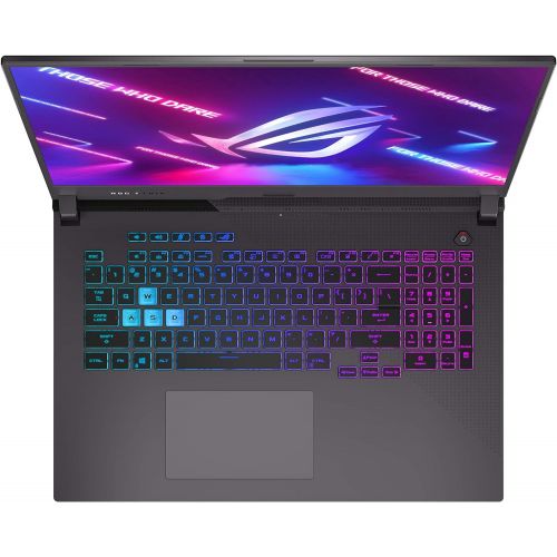 아수스 ASUS ROG Strix G17 (2021) Gaming Laptop, 17.3” 144Hz IPS Type FHD, NVIDIA GeForce RTX 3060, AMD Ryzen 9 5900HX, 16GB DDR4, 512GB PCIe NVMe SSD, RGB Keyboard, Windows 10, G713QM ES9