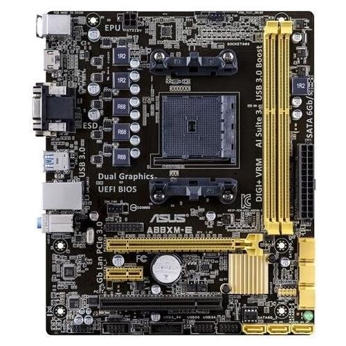 아수스 Asus A88XM E Socket FM2+/ AMD A88X/ DDR3/ SATA3&USB3.0/ A&GbE/ MicroATX Motherboard