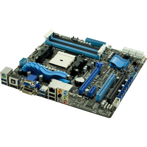 아수스 ASUS F1A75 M Pro F1 Socket A75 SATA 6Gbps and USB 3.0 mATX AMD (Hudson D3) Micro ATX DDR3 1800 AMD FM1 Motherboards