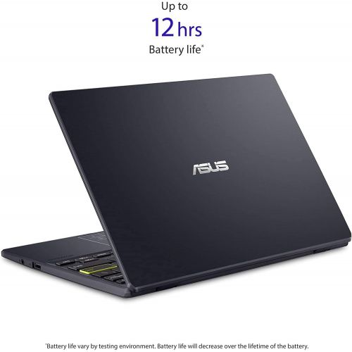 아수스 Asus L210 2021 Premium Thin and Light Laptop Computer I 11.6 HD Display I Intel Celeron N4020 I 4GB DDR4 64GB eMMC 256GB SD Card I USB C HDMI Office 365 Webcam Win 10 + 32GB Micro