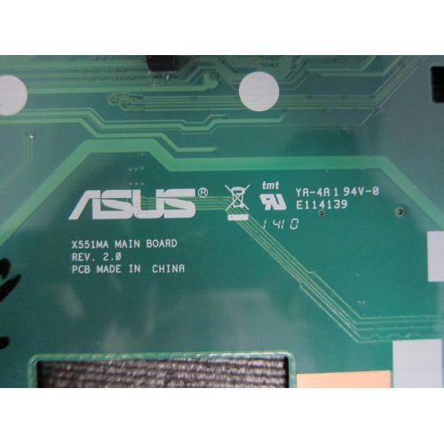 아수스 60NB0480 MB2200 Asus X551MA Laptop Motherboard w/Intel Celeron N2830 2.16Ghz CPU