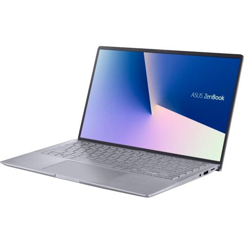 아수스 ASUS Zenbook 14 FHD LED Backlit Laptop, AMD 6 Core Ryzen 5 4500U, 8GB DDR4, 512GB PCIe SSD, NVIDIA GeForce MX350, Media Card Reader, Backlit Keyboard, Webcam, Bluetooth, Windows 10