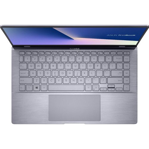 아수스 ASUS Zenbook 14 FHD LED Backlit Laptop, AMD 6 Core Ryzen 5 4500U, 8GB DDR4, 512GB PCIe SSD, NVIDIA GeForce MX350, Media Card Reader, Backlit Keyboard, Webcam, Bluetooth, Windows 10